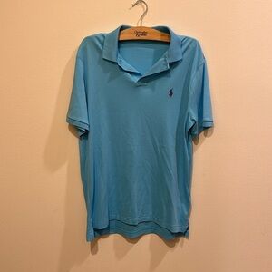 Blue Ralph Lauren Polo Collared T-Shirt